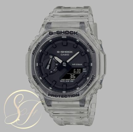 Casio G-Shock GA2100 Transparent With Black Dial